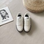 Chanel Casual Shoes Ash Genuine Leather Street Style Autumn Winter