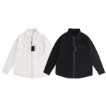 Prada Coat Ash Cotton Silk