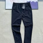Descente Long Pants Red Woven Fabric Urban Commuting Autumn Slim Fit Zippered Pocket