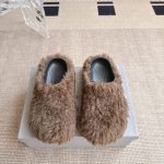 Balenciaga Slippers Ash Wool Summer Winter