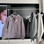 Descente Jacket Red Fleece Autumn Winter