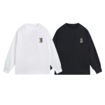 Burberry Long-Sleeved Shirts Ash Cotton Pure Combed High-Quality Materials Autumn Early