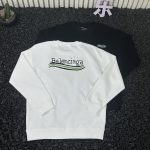 Balenciaga Sweatshirt Red Cotton Relaxed Fit Easy To Match Winter