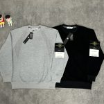 Stone Island Hoodie Ash Cotton Pure Exquisite Workmanship Street Style Autumn