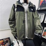 The North Face Windbreaker Green High-Density Fabric Exquisite Workmanship Autumn