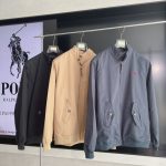 Ralph Lauren Outerwear Black Relaxed Fit Embroidery