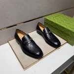 Gucci Leather Shoes Color Cowhide Patch