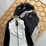 Descente Jacket Red Down Polyester Spandex Twill Lace Fabric Autumn Winter