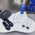 Chanel Sneakers Red Mesh Pu Outsole Tpu