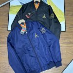 Jordan Jacket Red Oxford Cloth Spring Autumn Embroidery