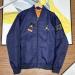 Jordan Jacket Red Oxford Cloth Spring Autumn Embroidery