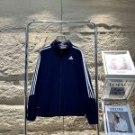 Adidas Coat Red Jacquard Autumn Winter Early