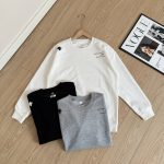 Descente Hoodie Ash Cotton Running Spring Autumn Winter