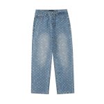 Ami Jeans Red Suede Denim Understated Sophistication