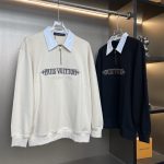 Louis Vuitton Hoodie Ash Silk Embroidery