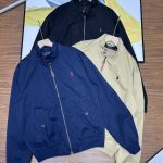 Ralph Lauren Outerwear Red Cotton Pure Relaxed Fit Embroidery