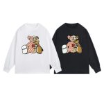 Burberry Long-Sleeved Shirts Red Cotton Pure Combed High-Quality Materials Autumn