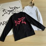 Archaeopteryx Long-Sleeved T-Shirt Black Cotton Long-Staple Spring
