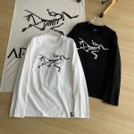Archaeopteryx Long-Sleeved T-Shirt Red Cotton Pure Long-Staple