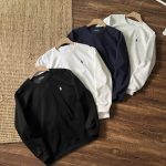 Ralph Lauren Hoodies Black Cotton Unrestricted Movement Simple Design Brushing Process Embroidery