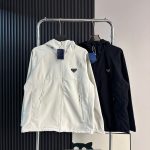 Prada Coat Red Outdoor Windproof