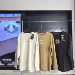 Descente Long-Sleeved Shirts Yellow Cotton Knitted Fabric Simple And Elegant Style Spring Autumn Winter 3D Logo
