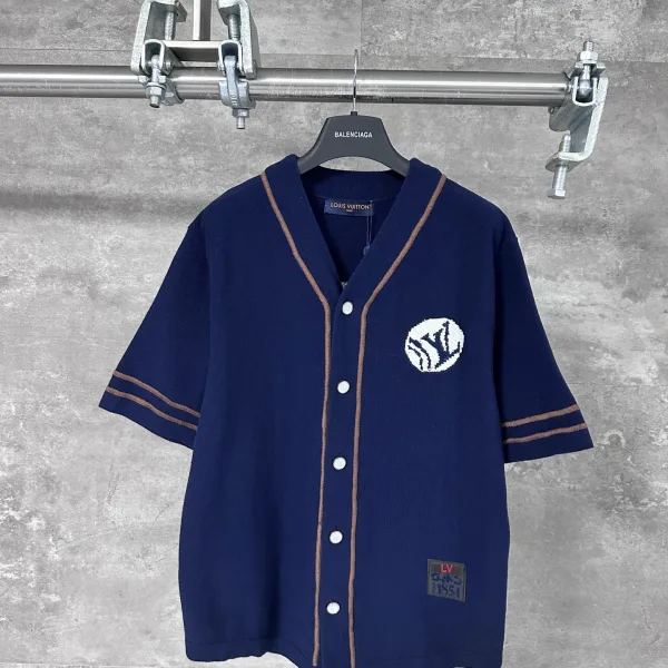 Louis Vuitton Cotton Short-Sleeved Shirt For Fall