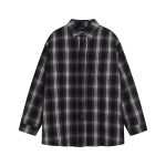 Balenciaga Long-Sleeved Shirt Ash Silk Flannel