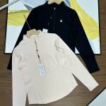 Fila Long Sleeves Red Autumn Slim Fit Waist-Cinching Design