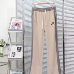 Nike Straight Leg Pants Black Cotton Pure