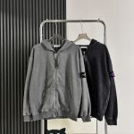 Stone Island Outerwear Red Wool Street Style Embroidery