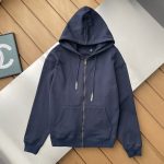 Louis Vuitton Hoodie Red Cotton Pure Double Needle Stitching
