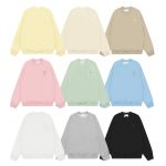 Ami Long-Sleeved Shirts Red Cotton Pure Down Twill Street Style Embroidery