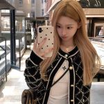 Chanel Coat Red Lady Wool Woven Fabric Autumn Winter And