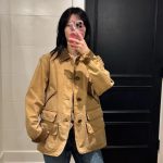 Ralph Lauren Outerwear Ash Cotton Spring Patch