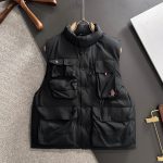 Monk Down Jackets Red Goose Duck Nylon Premium Quality Zippered Pocket