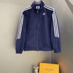 Adidas Coat Red Jacquard Autumn Winter Early