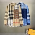 Burberry Long-Sleeved Shirt Yellow Cotton Pure Patch