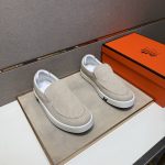 Hermes Casual Shoes Color Genuine Leather