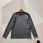 Descente Long-Sleeved Shirt Red Quick-Drying Daily Commute Patch