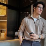 Ralph Lauren Long-Sleeved Sweatshirt Dark Gray Cotton Relaxed Fit Autumn Embroidery