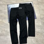 Armani Jeans Red Denim Stretch Formal Business Metal Logo