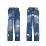 Chrome Hearts Trousers Blue Eva Denim Understated Exquisite Tailoring Patch