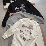 Chrome Hearts Hoodie Ash Cotton Soft And Gentle Spring Autumn Winter Crisp Silhouette