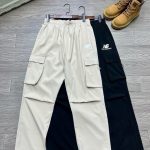 New Balance Trousers Red Relaxed Fit Autumn Patch