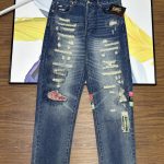 Levi'S Jeans Red Enzyme Washing Embroidery Patch