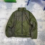 Ralph Lauren Jacket Red Down Polyester Mesh Waterproof Cloth Lace Outdoor Functional Fabric Unrestricted Movement Not Easily Damaged Adjustable Drawstring Daily Commute Old Style Embroidery Patch Color Blocking