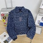 Louis Vuitton Outerwear Blue Cotton Denim Autumn Winter And Early
