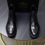 Prada Calfskin Ankle Boots
