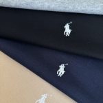 Ralph Lauren Shirts Red Cotton Wool Clean Lines Simple Design